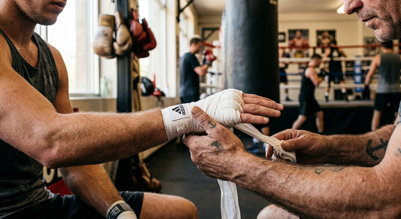 Proper hand wrapping technique
