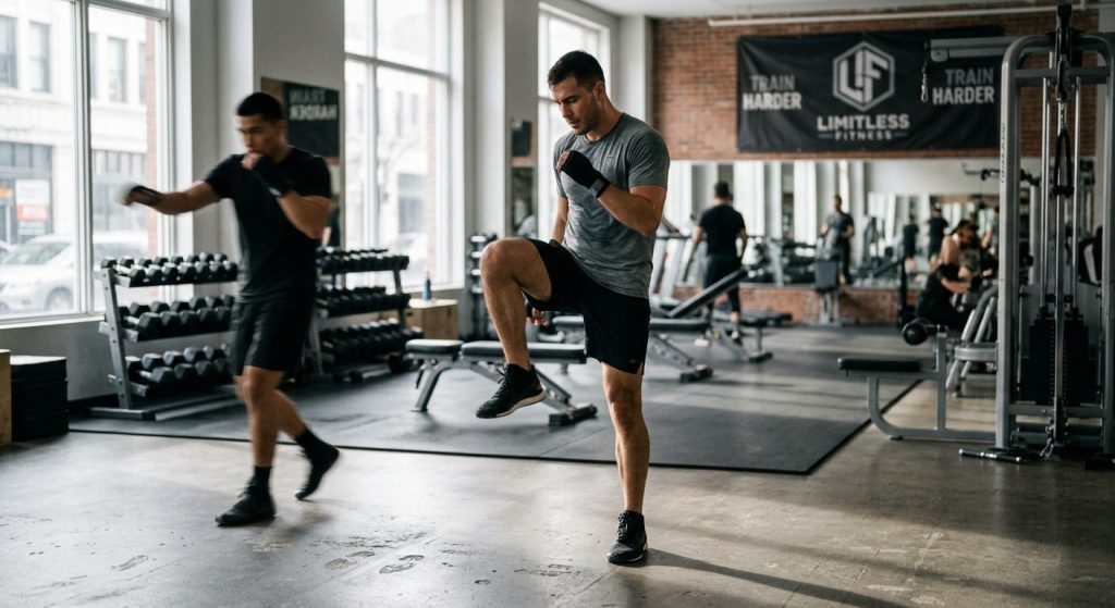 Boxing warm-up routine exercises