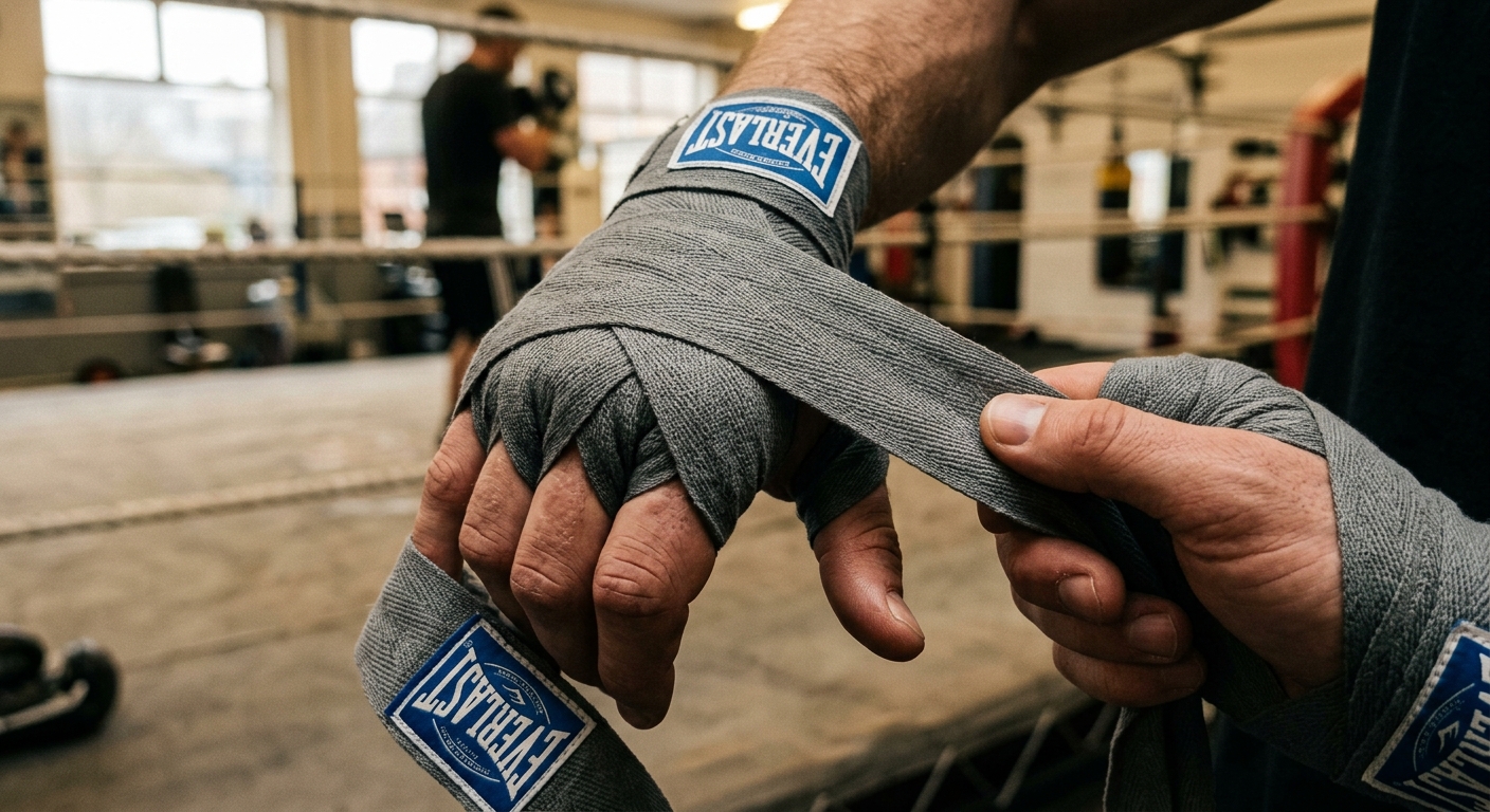 Step-by-step hand wrapping technique for boxing