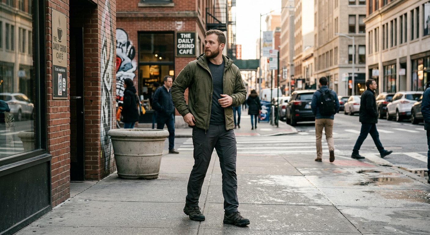 Training scenario showing situational awareness and positioning